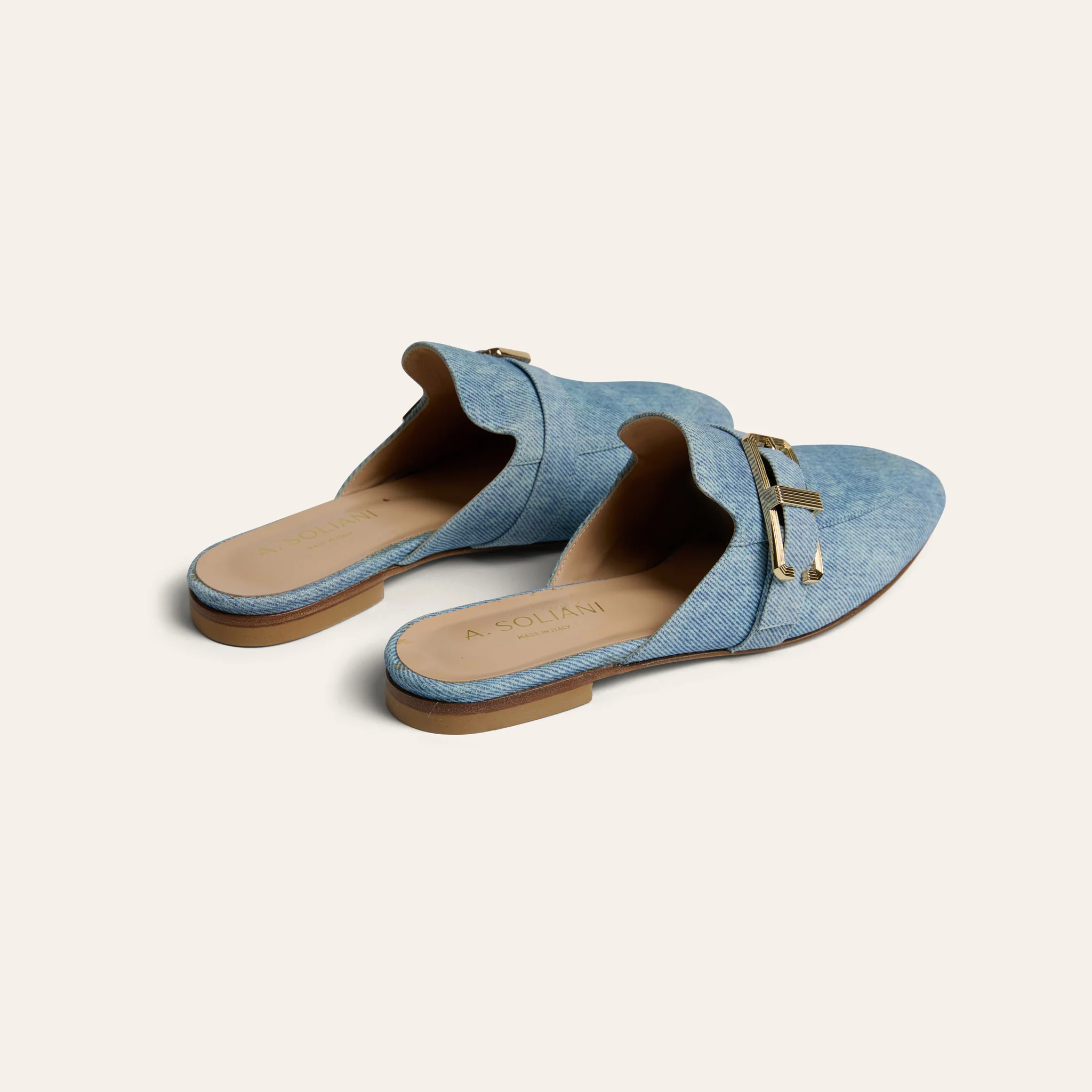 Alba Buckle - Denim Print - Image 5