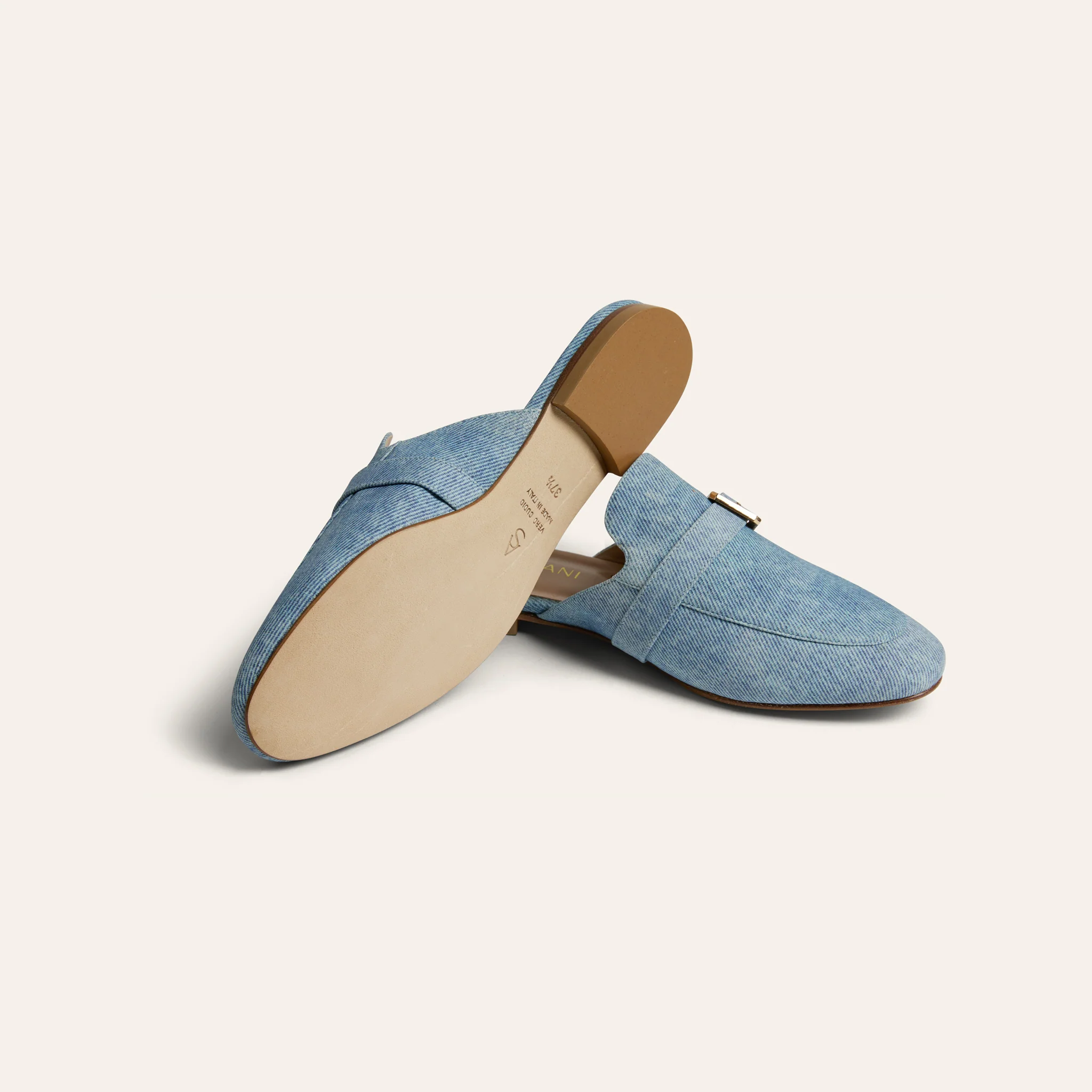 Alba Buckle - Denim Print - Image 6