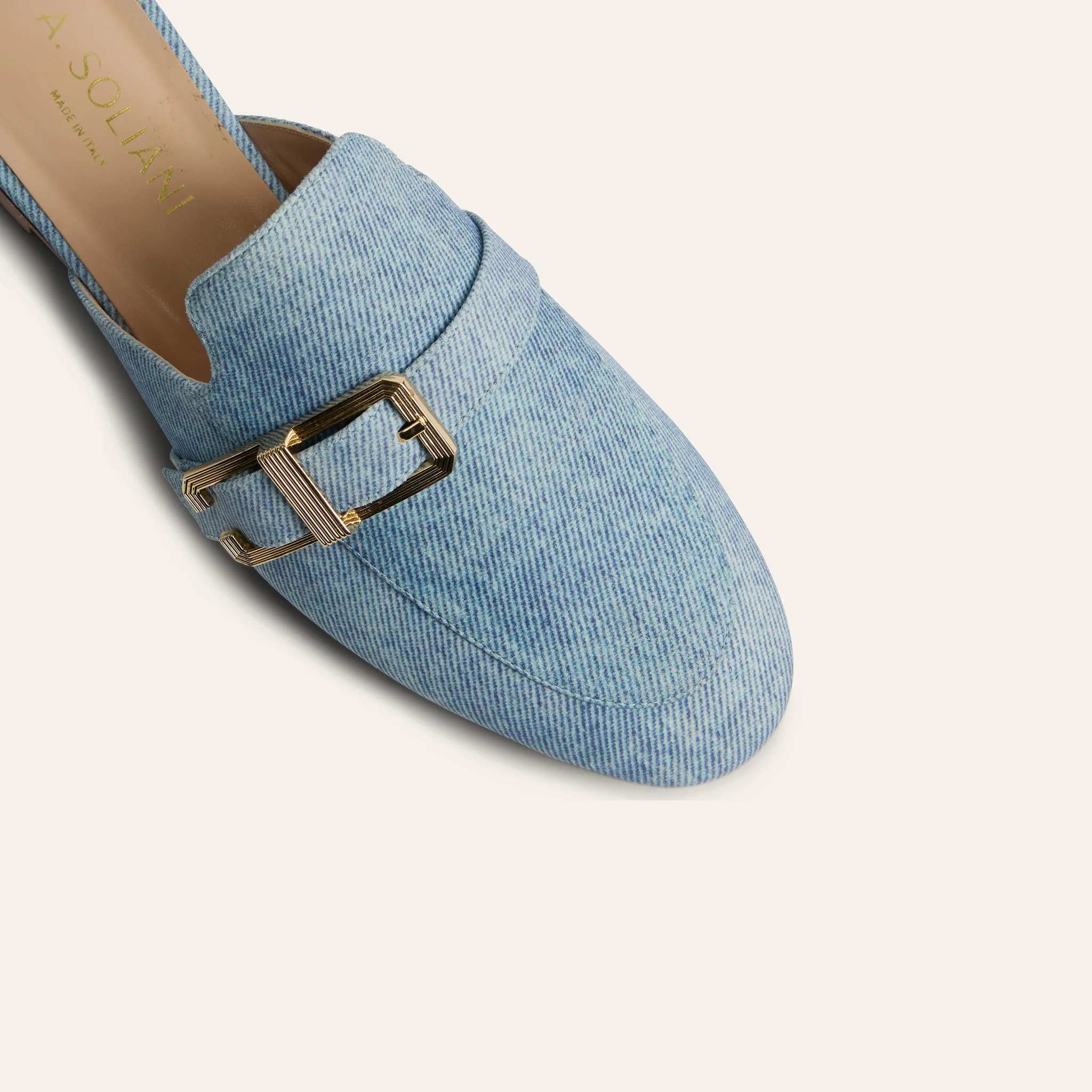 Alba Buckle - Denim Print - Image 7