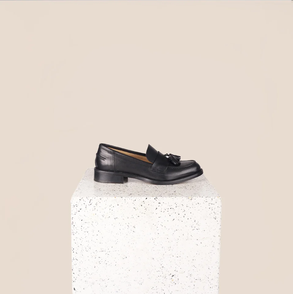 Aosta Tassel - Black leather - Image 5