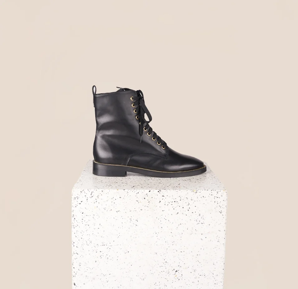 Asti Due - Black Leather - Image 3
