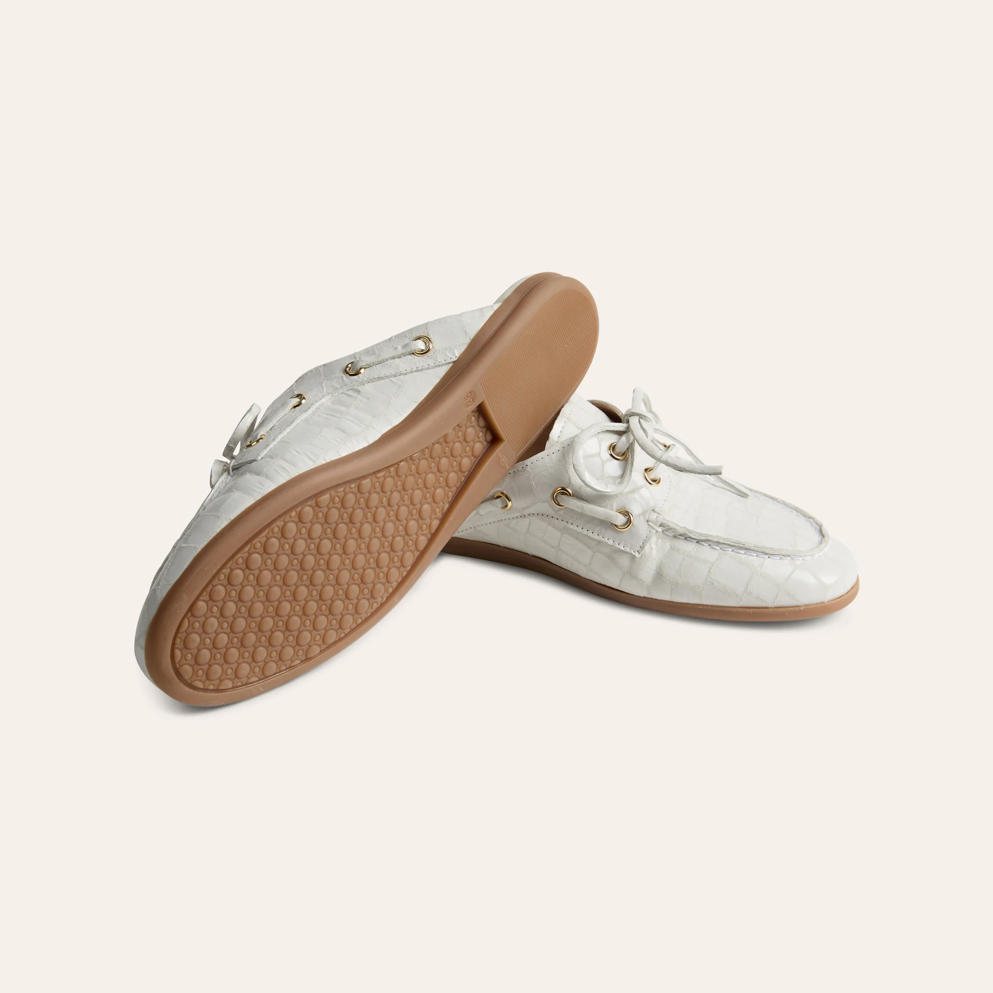 Barca Slide - Croc Ivory - Image 5