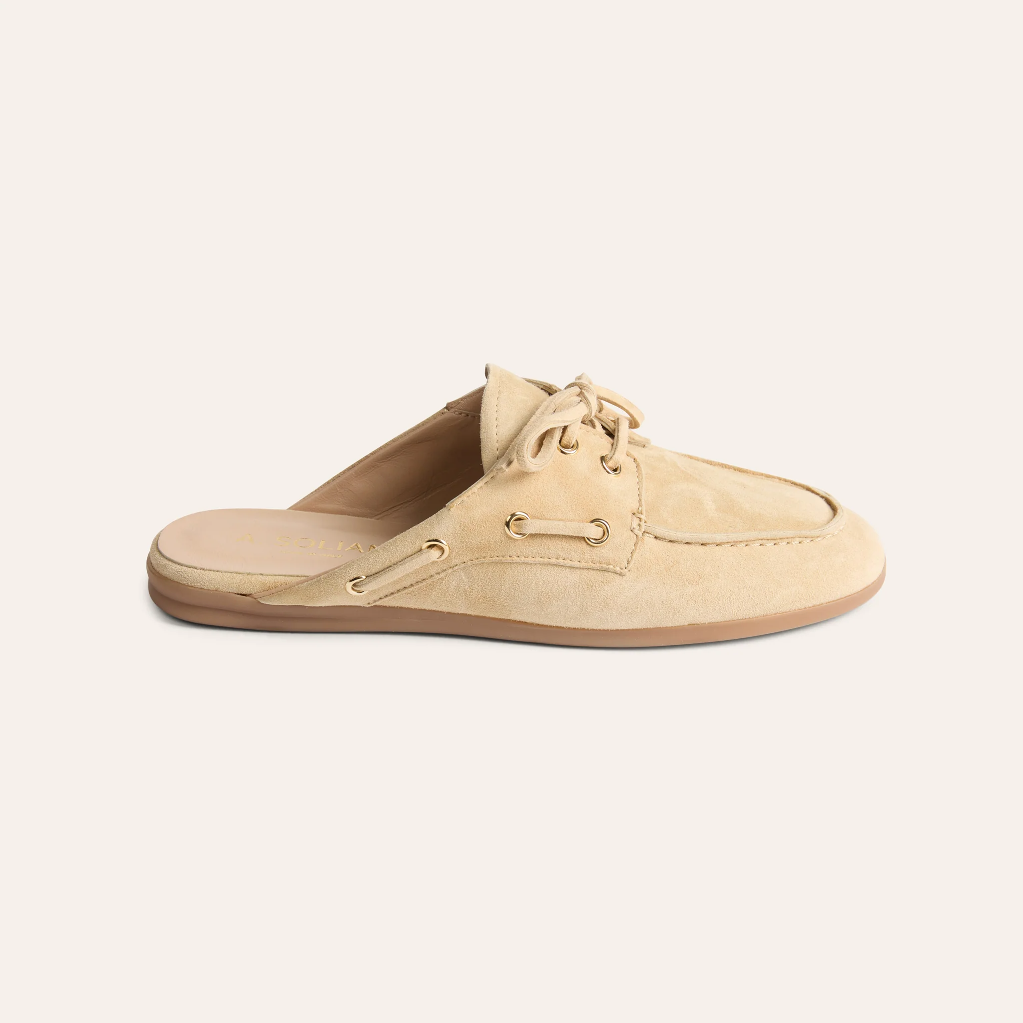 Barca Slide - Sand Suede - Image 4