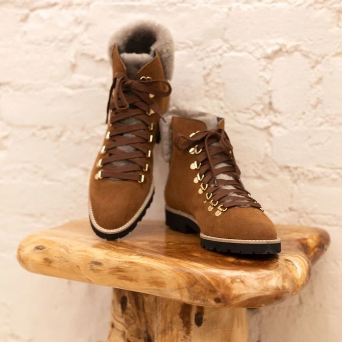 Canazei - Amaretto Suede SAMPLE SALE -FINAL SALE - Image 2