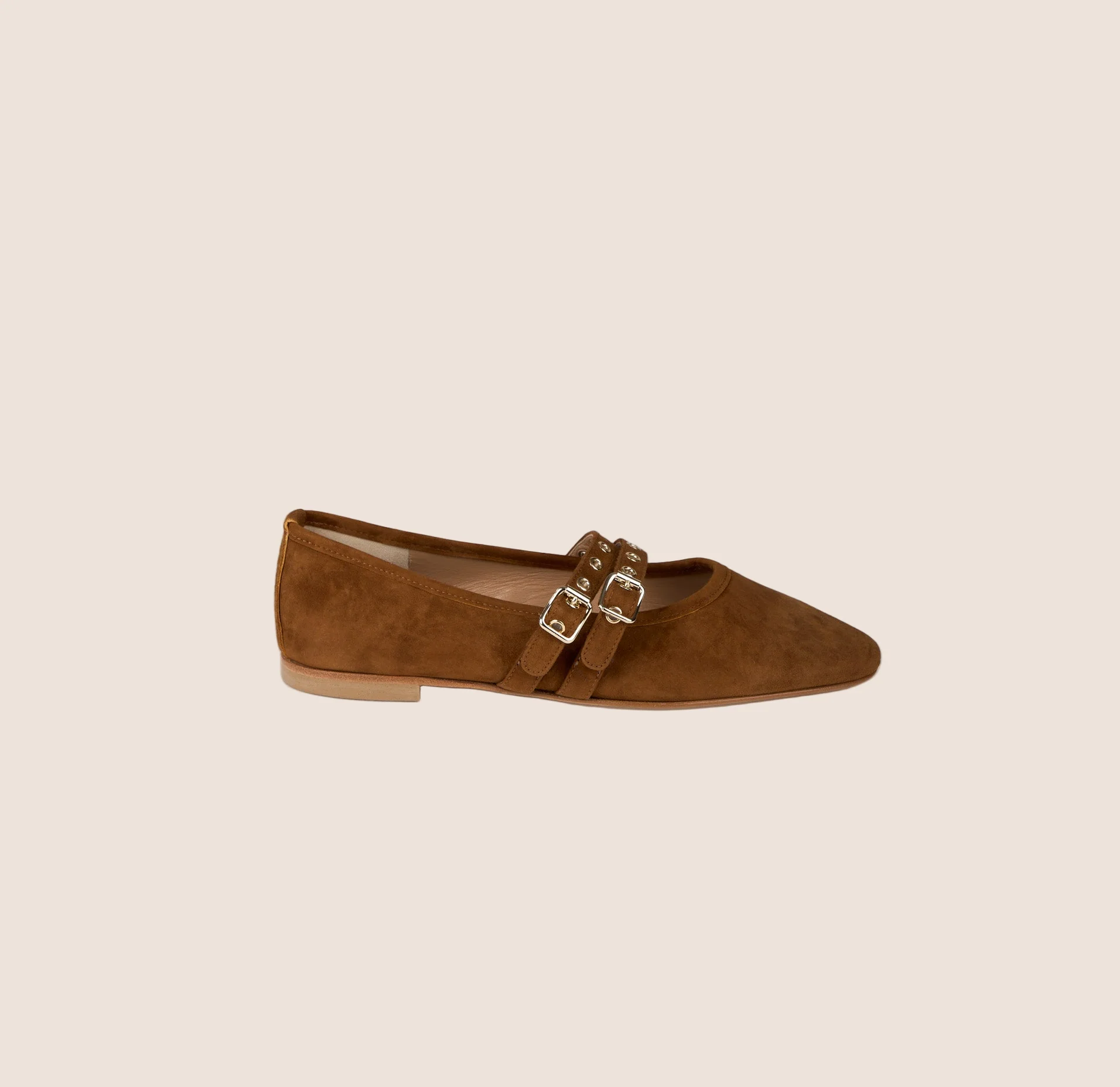 Como 2 Buckle - Amaretto Suede - Image 4