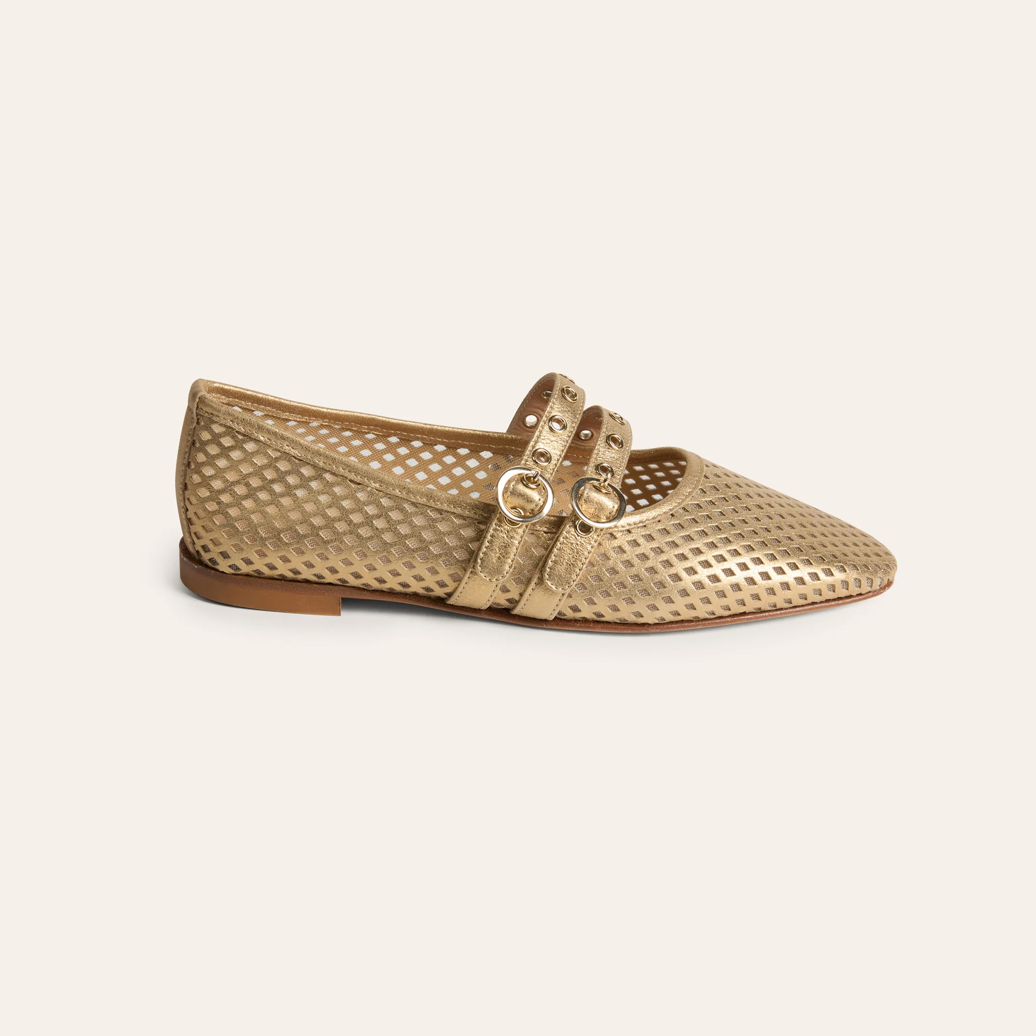 Como 2 Buckle  - Perforated Gold Foil - Image 4