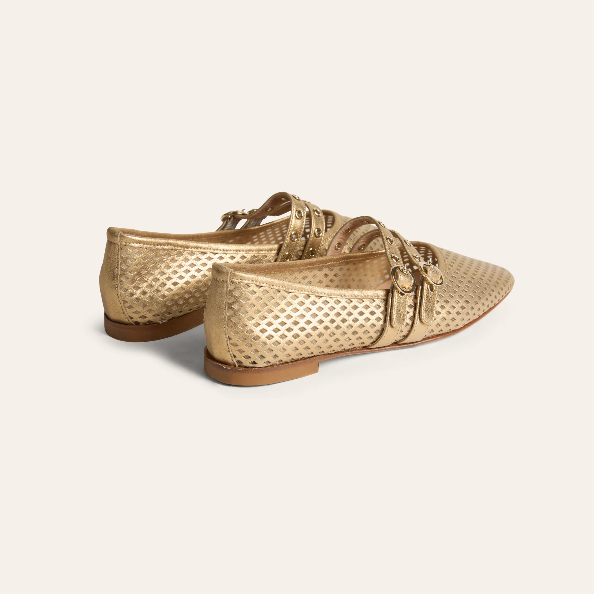 Como 2 Buckle  - Perforated Gold Foil - Image 5