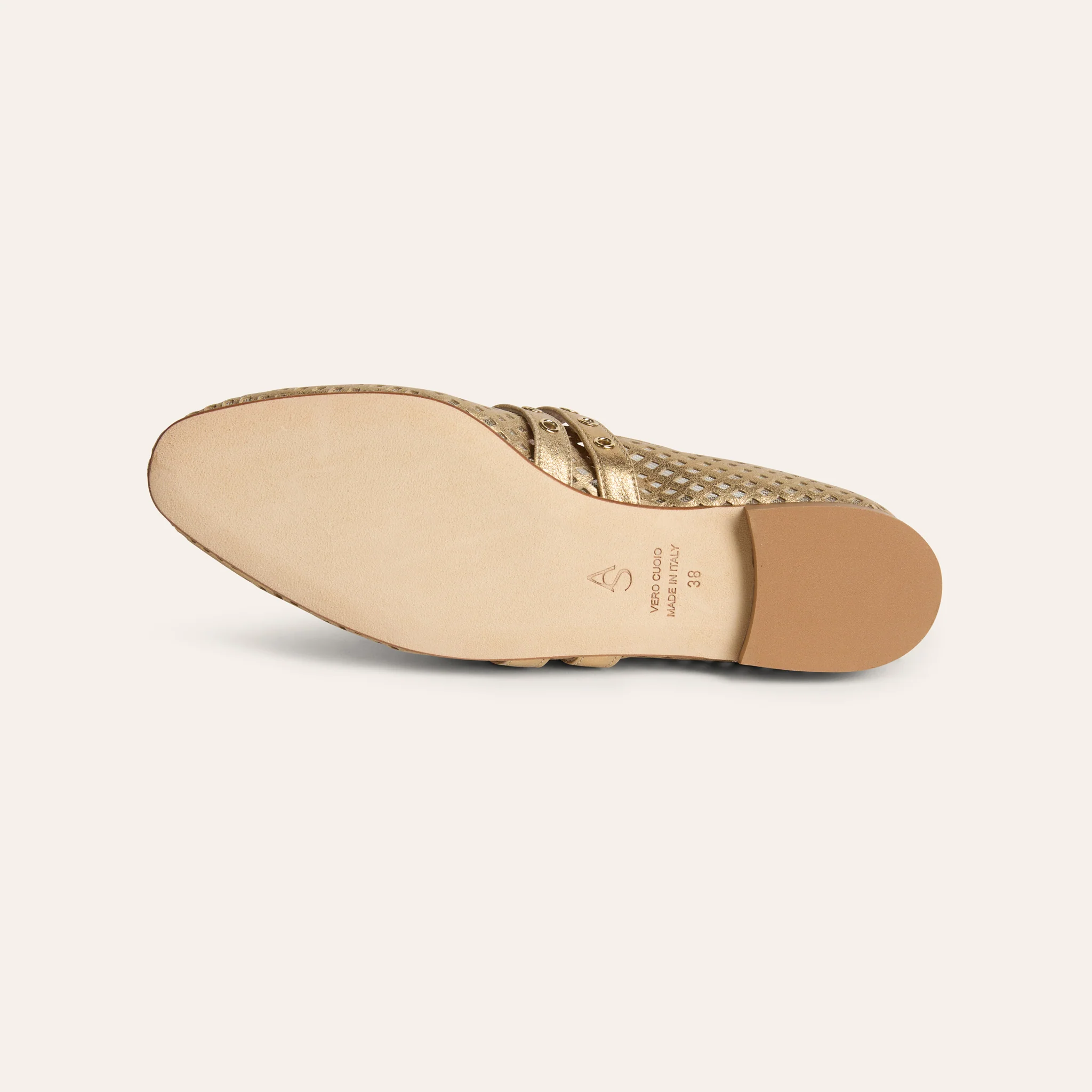 Como 2 Buckle  - Perforated Gold Foil - Image 6