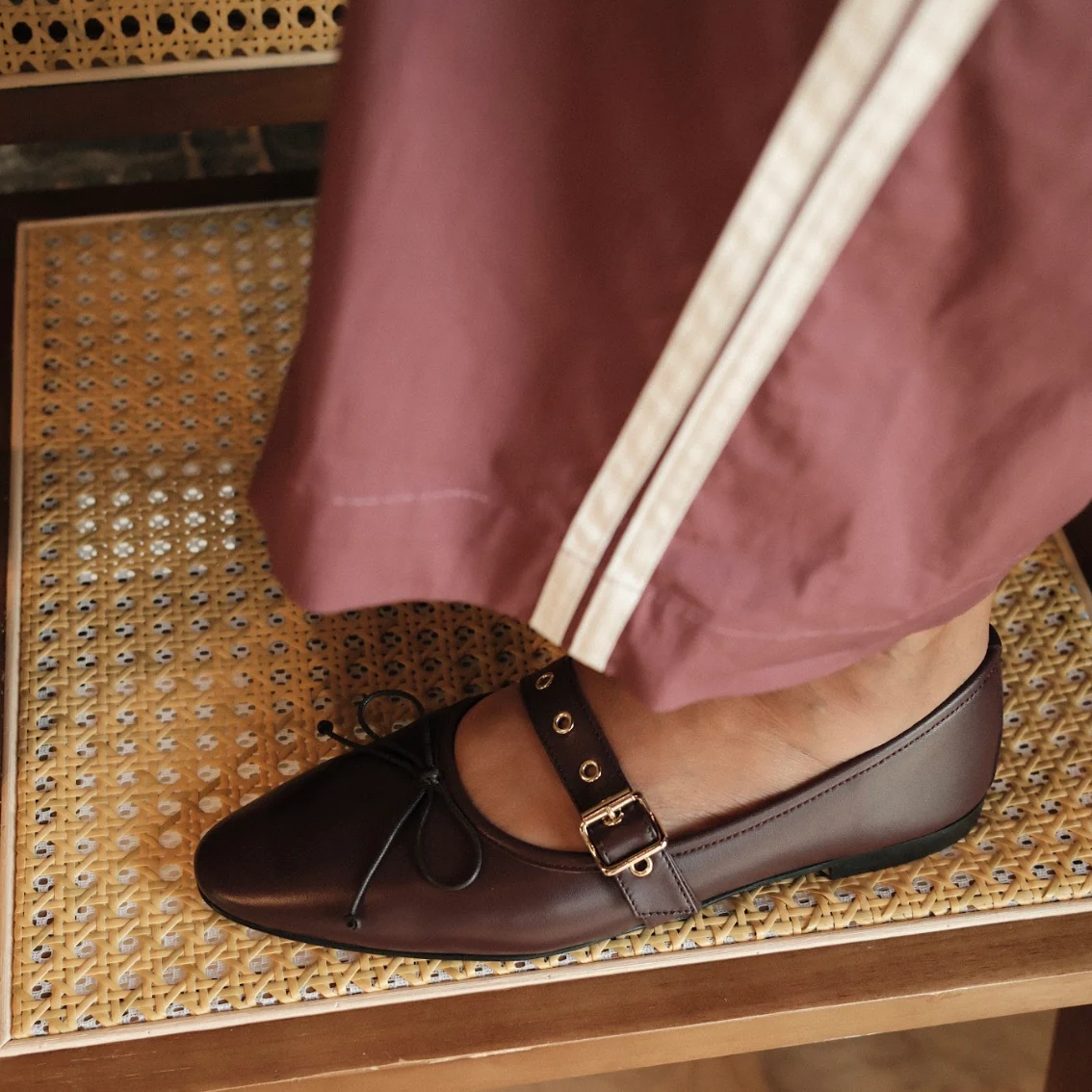 Como Buckle - Wine Leather - Image 2