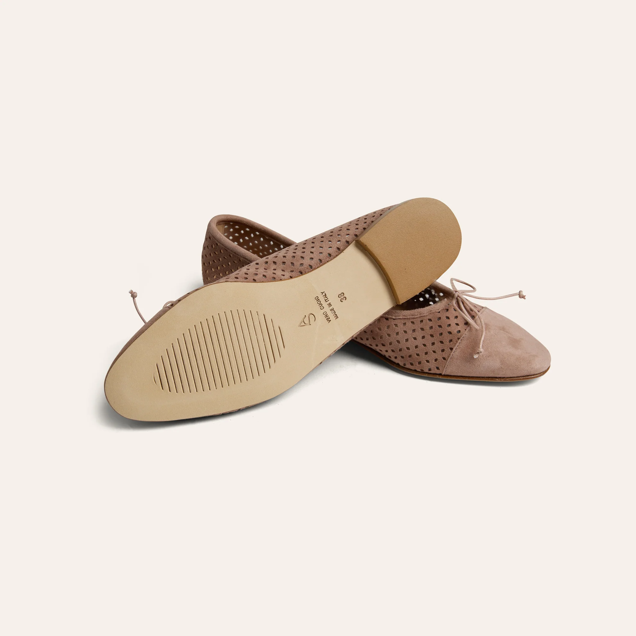 Como - Perforated Rose Wind Suede - Image 5