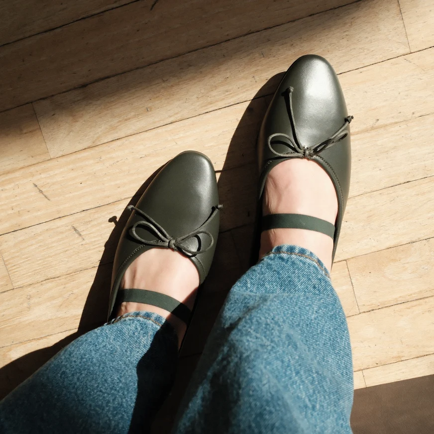 Como Strap - Olive Leather - Image 2