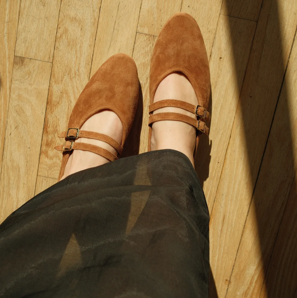 Cori 2 Buckle - Amaretto Suede - Image 2