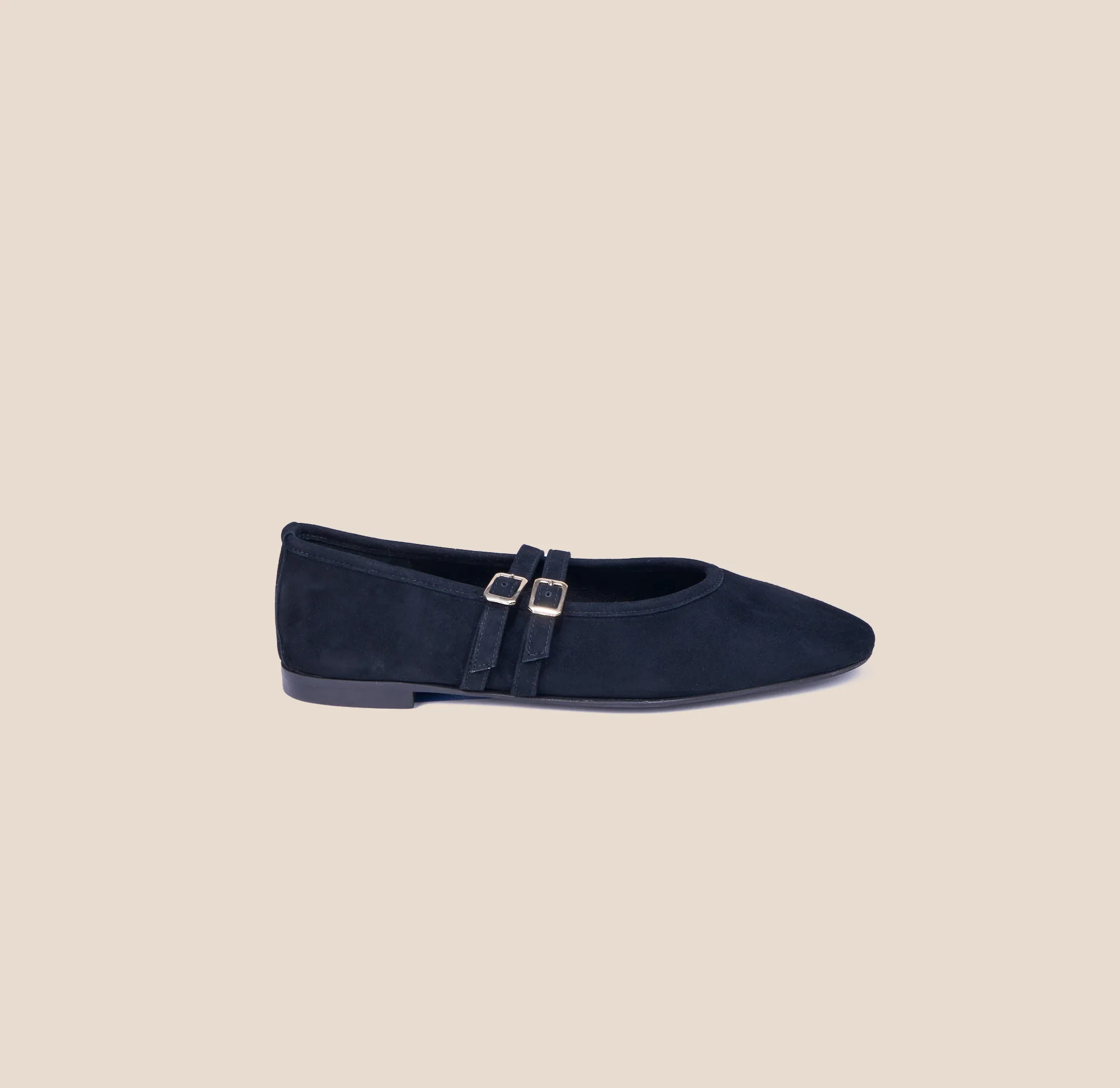 Cori 2 Buckle - Black Suede - Image 3