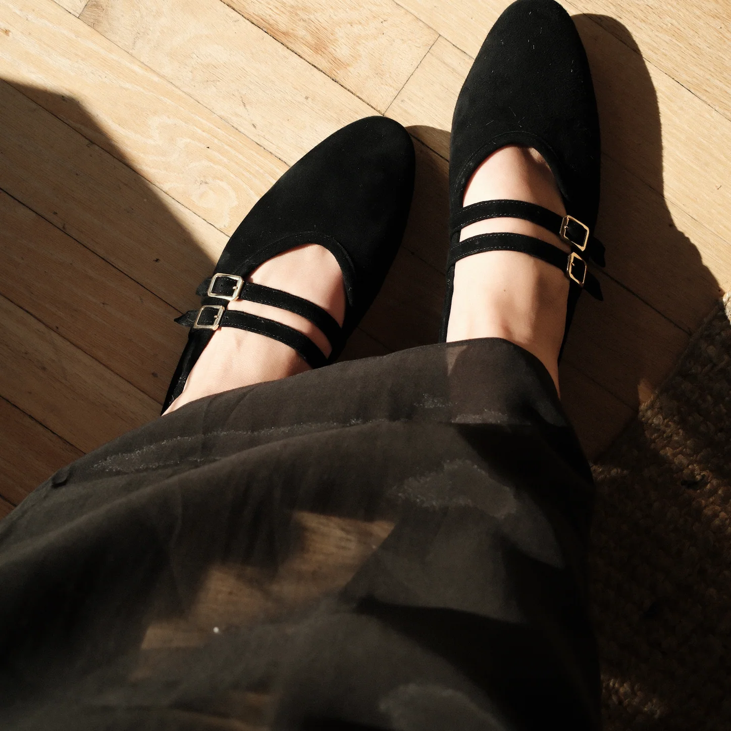 Cori 2 Buckle - Black Suede - Image 4