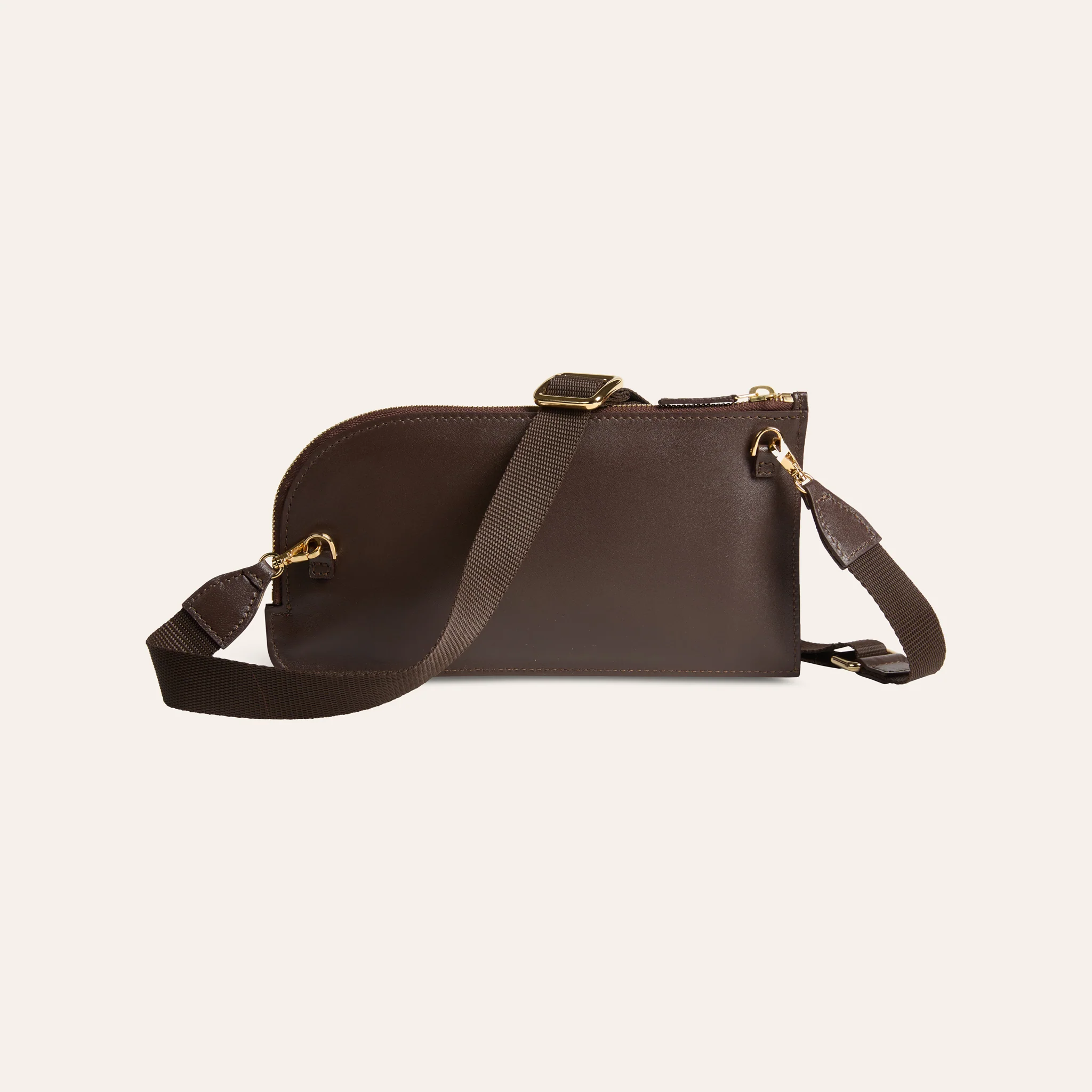 Crossover Bag - Chocolate leather - Image 4