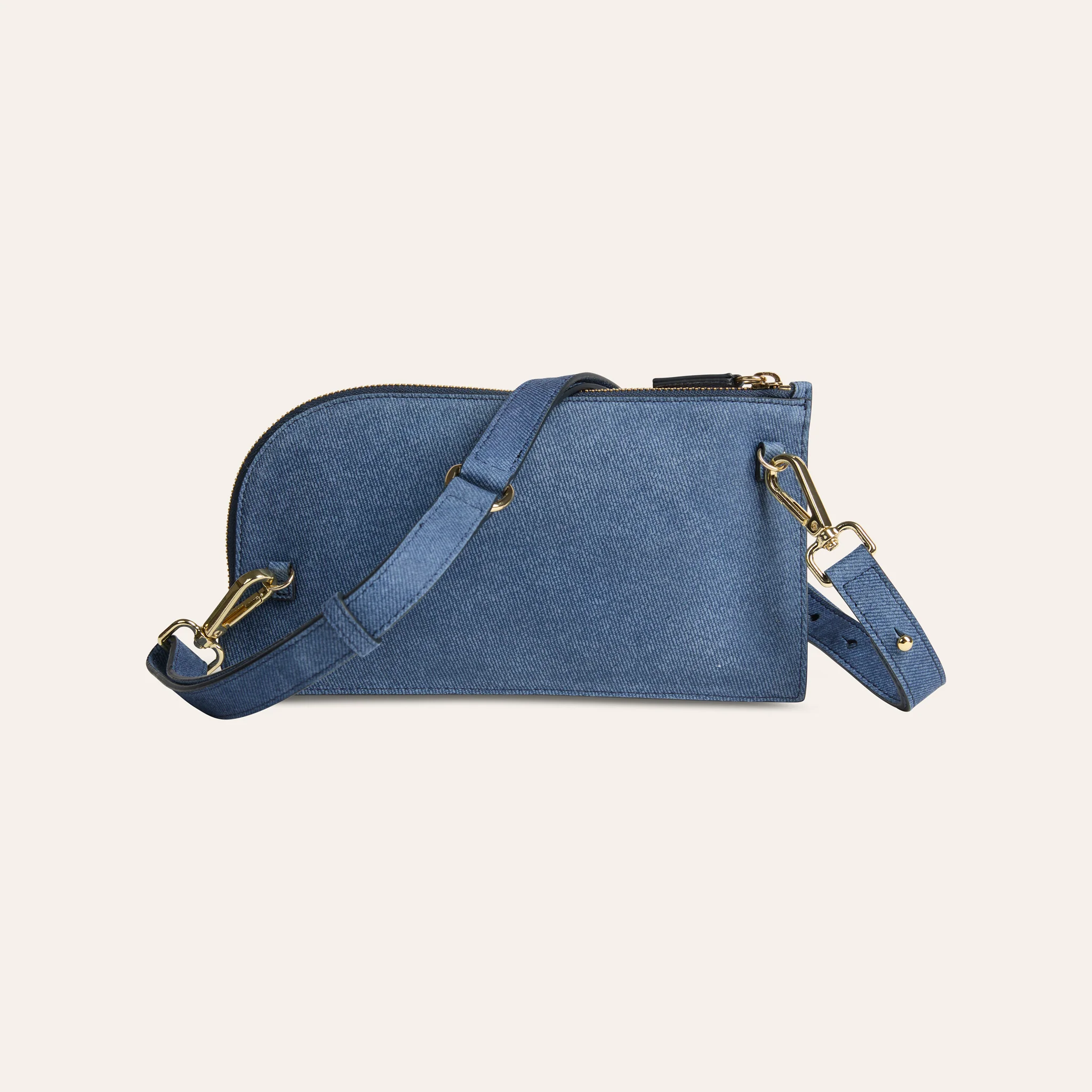 Crossover Bag - Denim Suede - Image 4