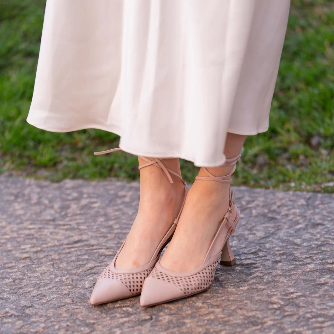 Emma - Perforated Beige Nude - Image 3
