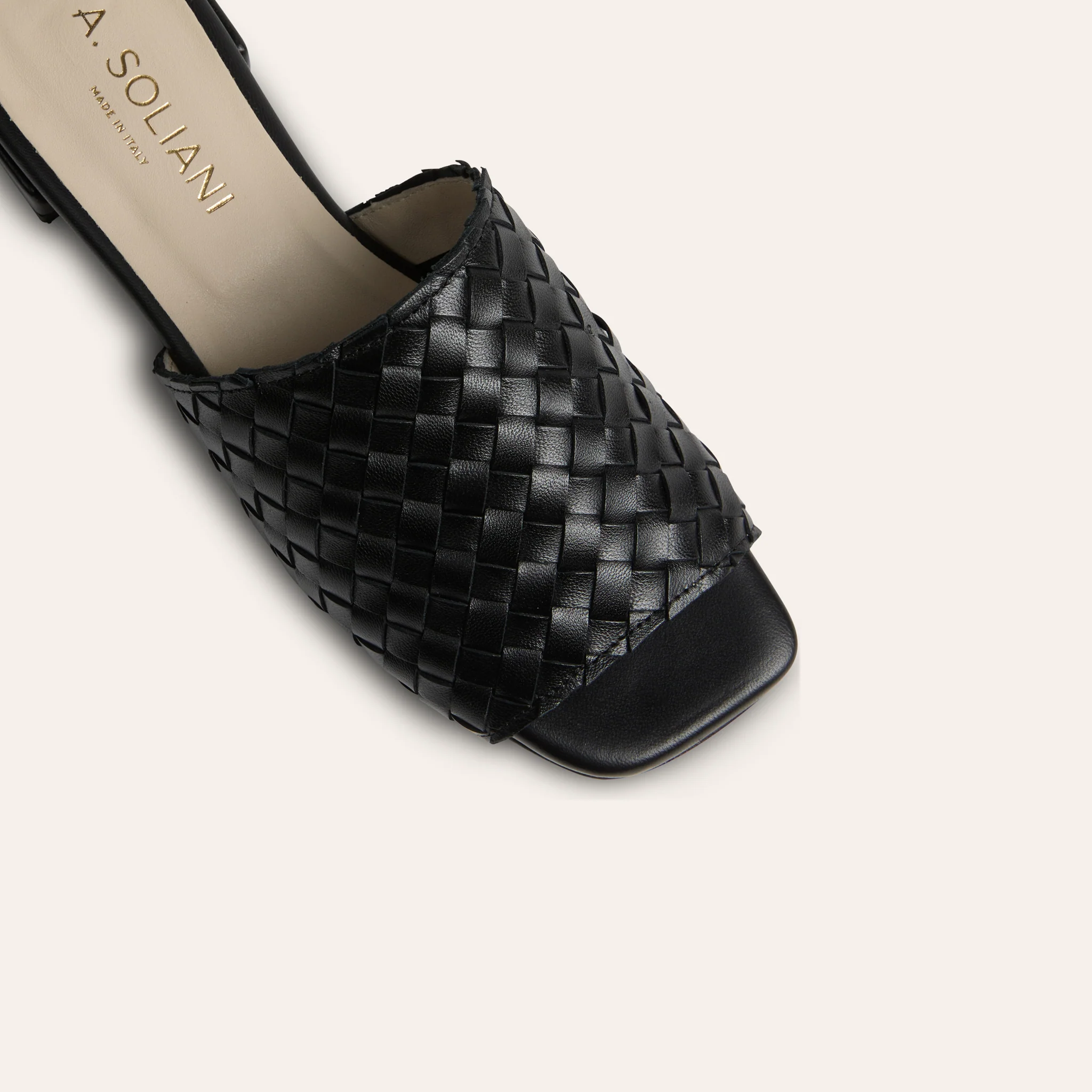 Fiore - Woven Leather Black - Image 6