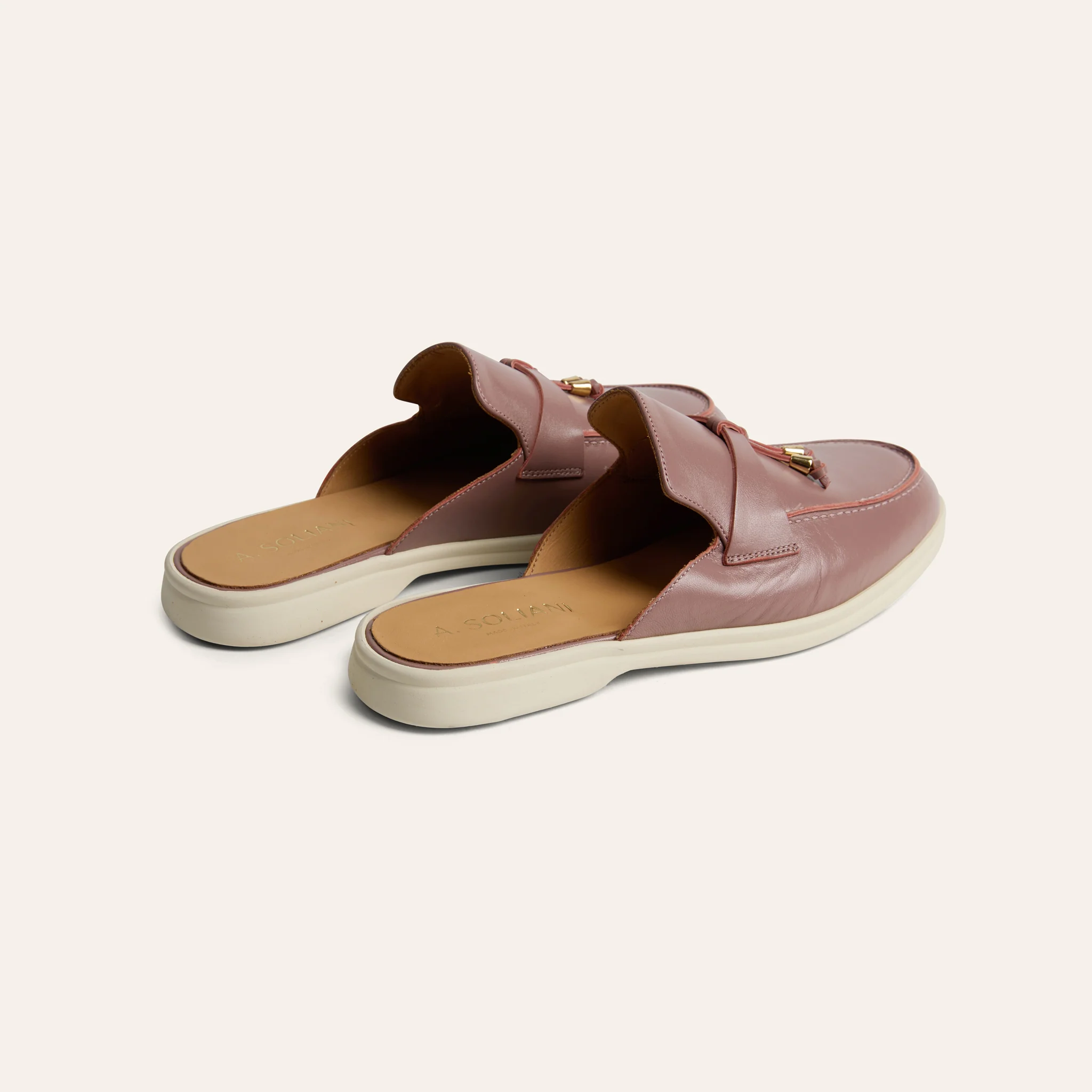 Lisa Slide Sneaker Tassels - Mauve - Image 5