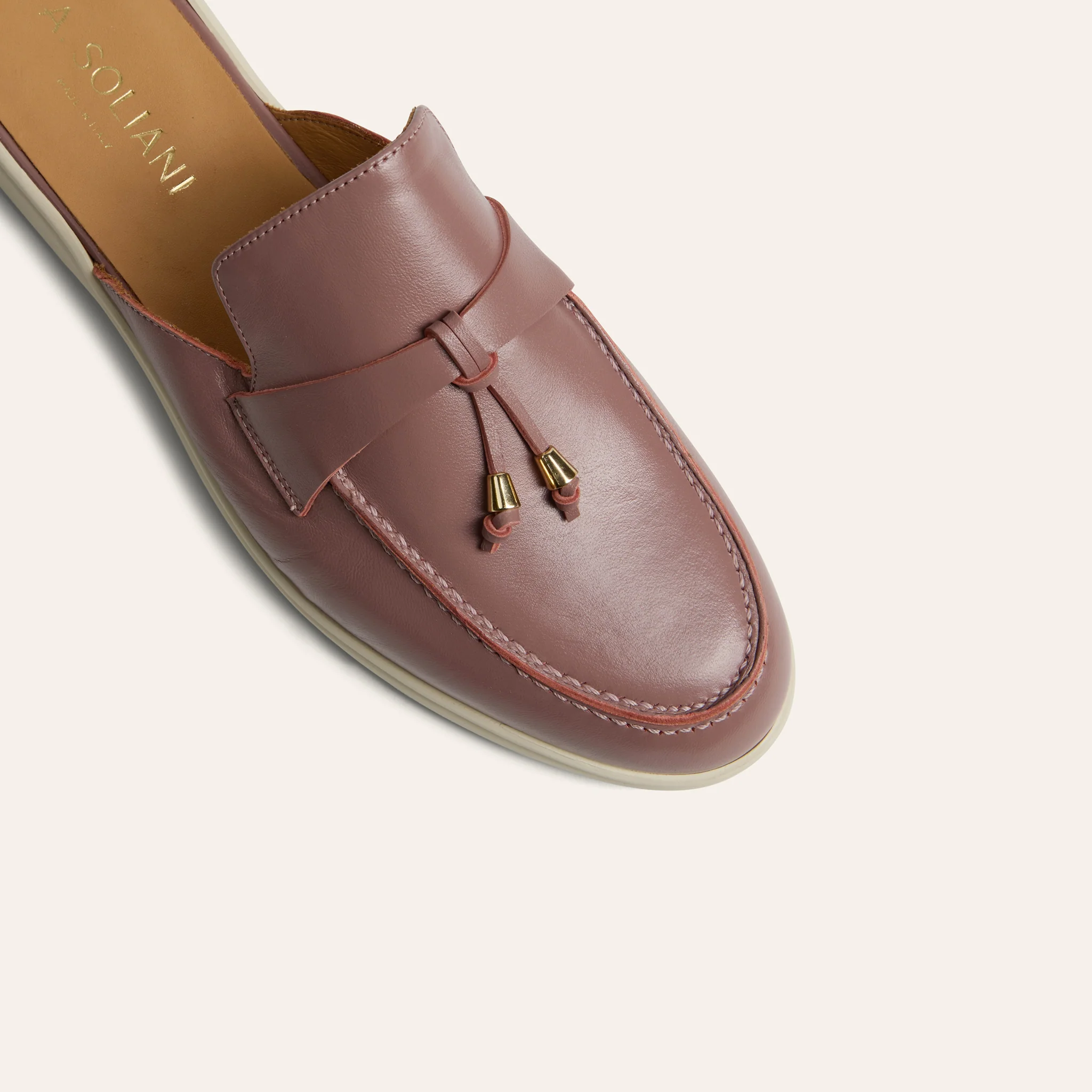 Lisa Slide Sneaker Tassels - Mauve - Image 8