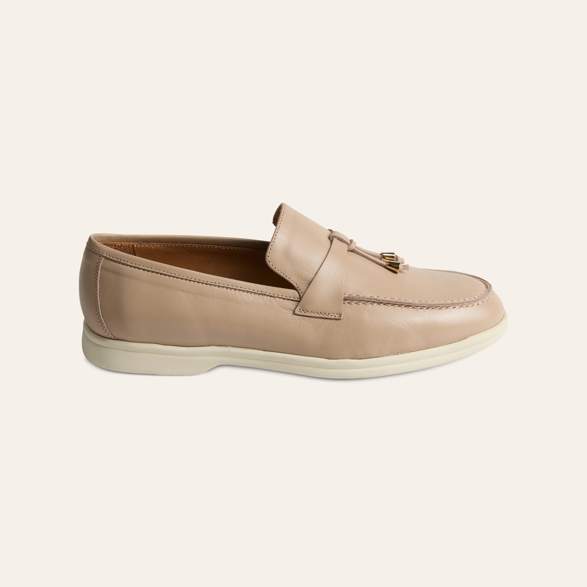 Lisa Tassels- Beige - Image 4