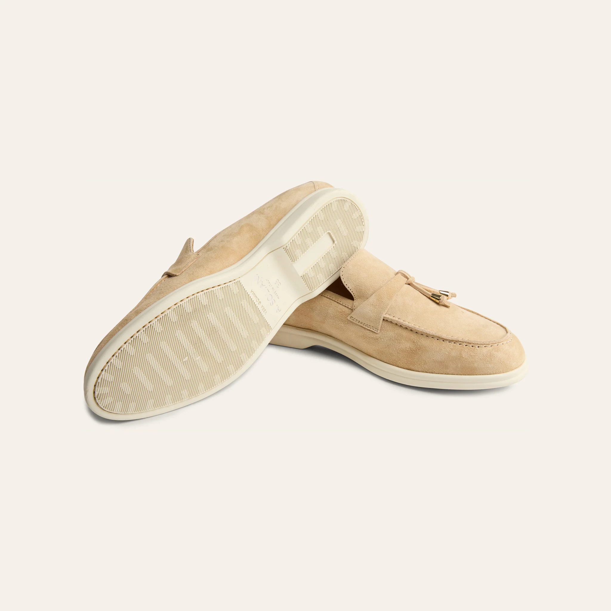 Lisa Tassels- Sand Suede - Image 7
