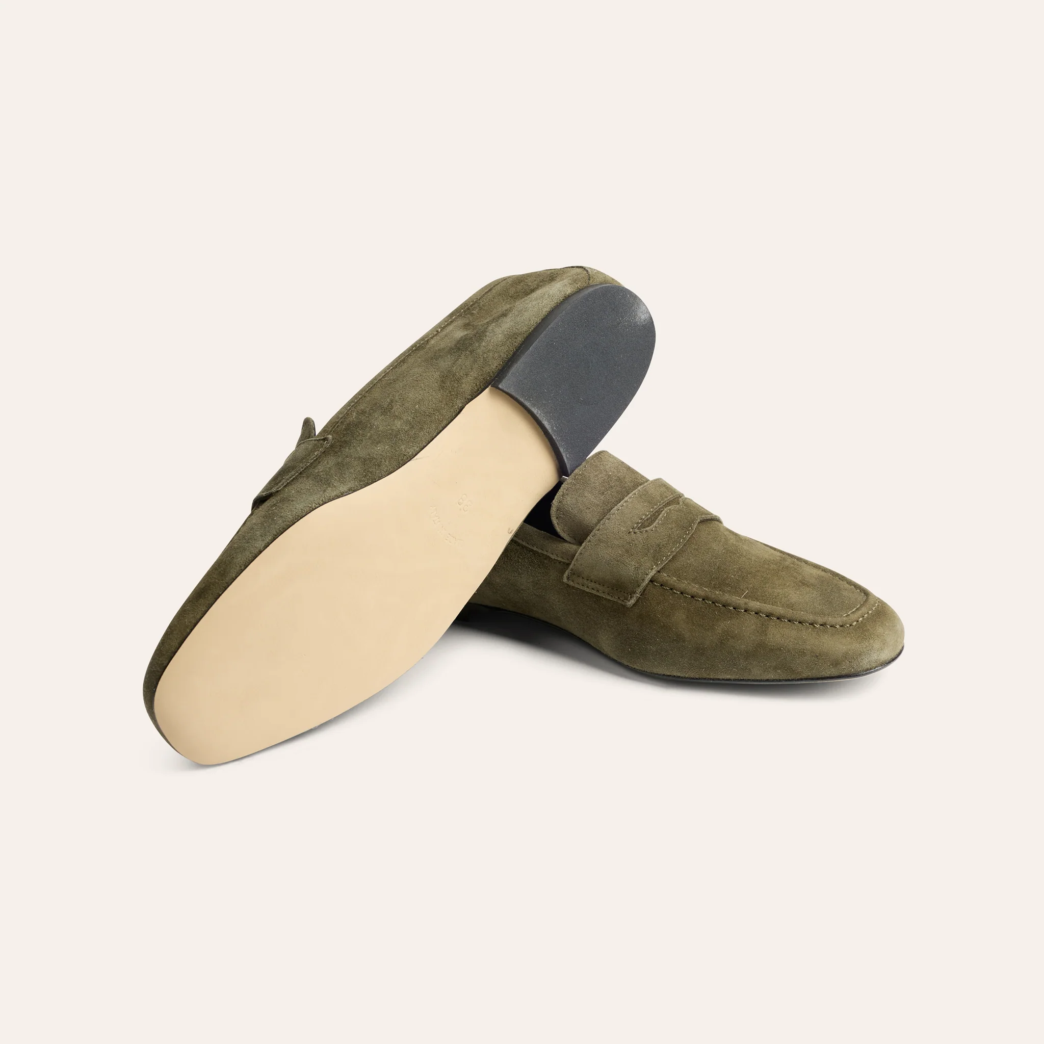 Lodi Due - Army Green Suede - Image 5