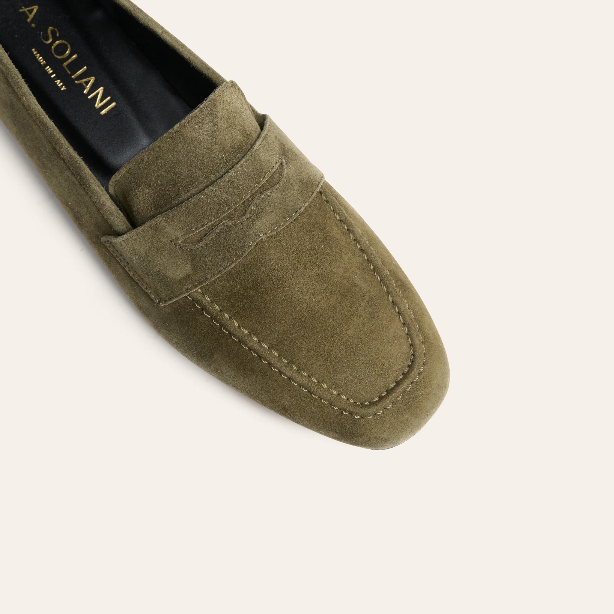 Lodi Due - Army Green Suede - Image 6