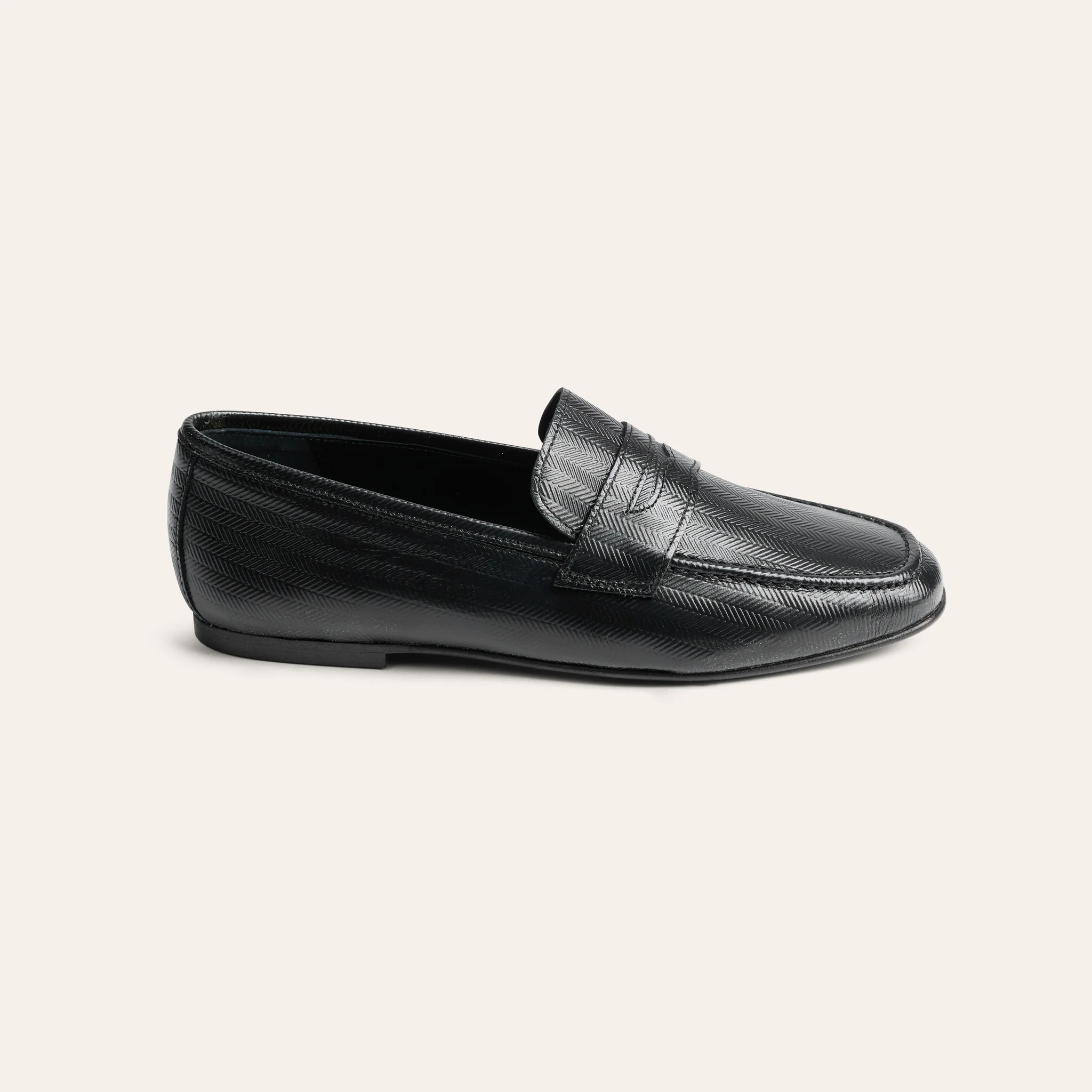 Lodi Due - Black Herringbone - Image 2
