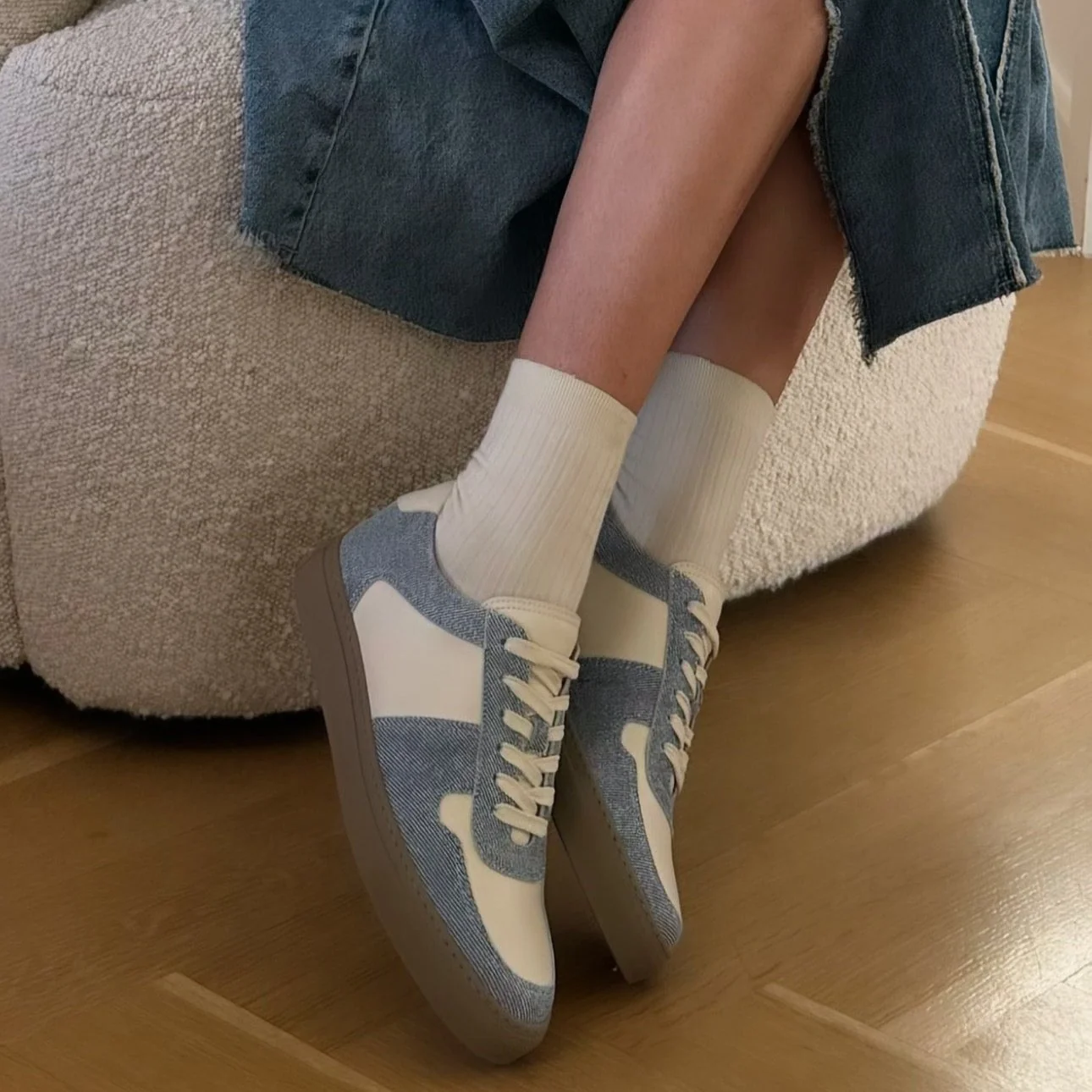 Palermo Sneaker - Denim/White - Image 3