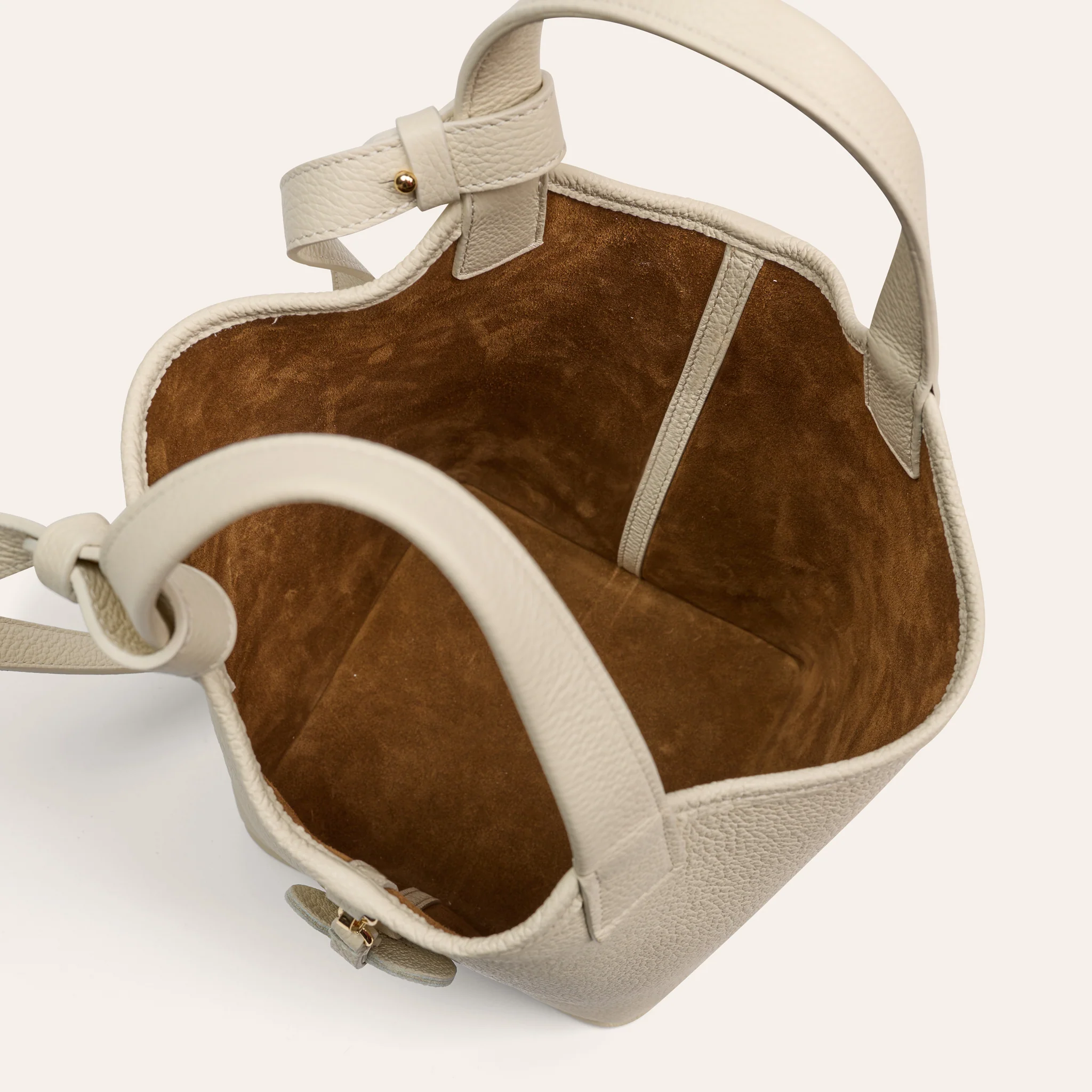Portofino-Ivory/Amaretto Suede - Image 10