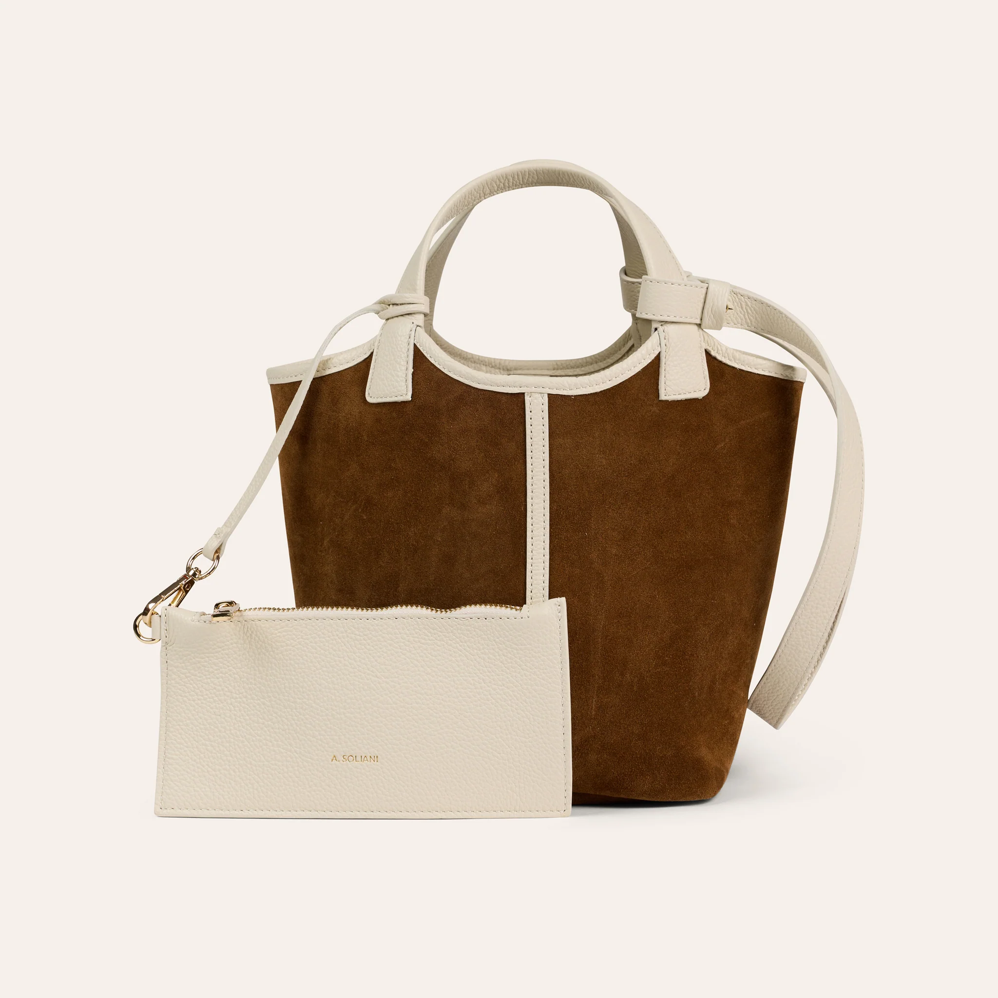 Portofino-Ivory/Amaretto Suede - Image 4