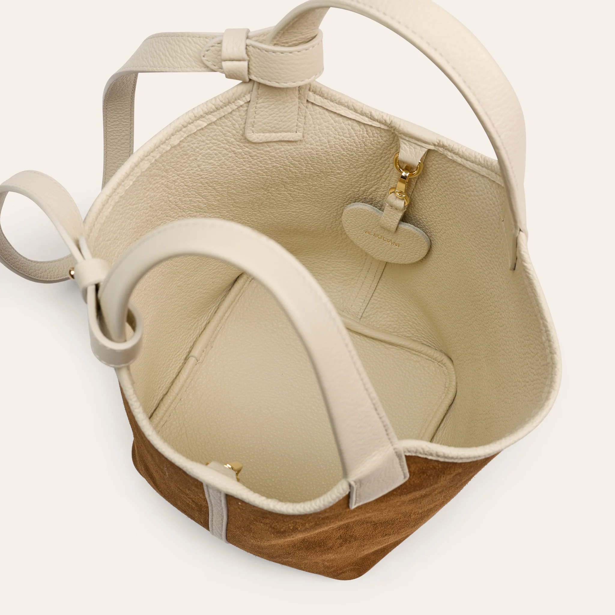 Portofino-Ivory/Amaretto Suede - Image 9