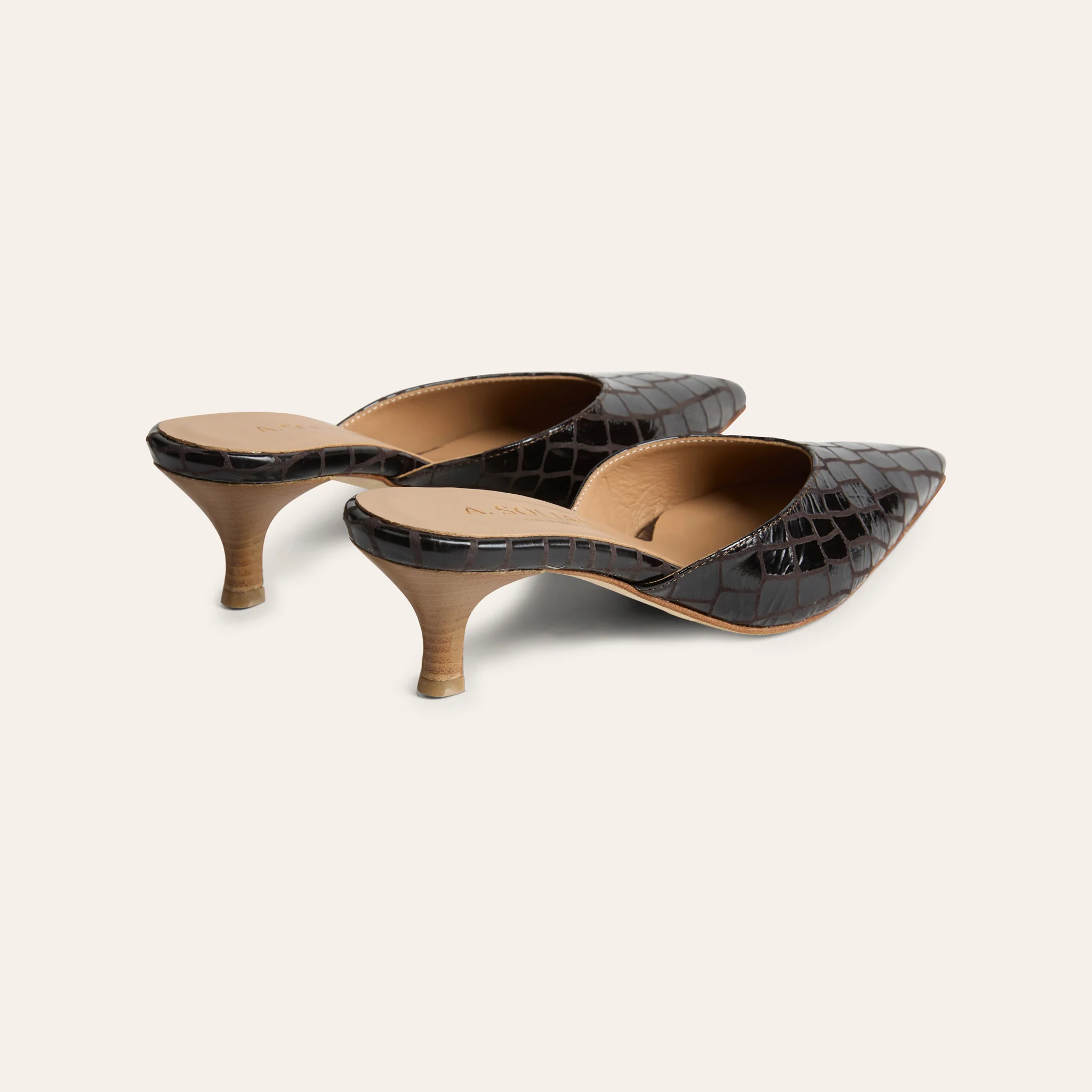 Savoia - Mocha Croc - Image 4