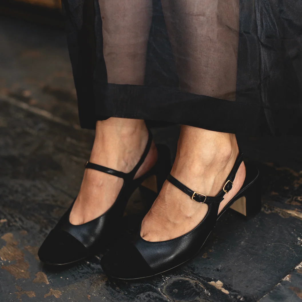 Selva - Black Leather/ Suede - Image 4