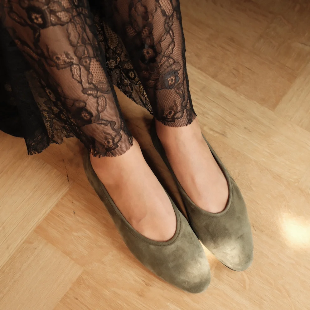 Siena - Army Green Suede - Image 3