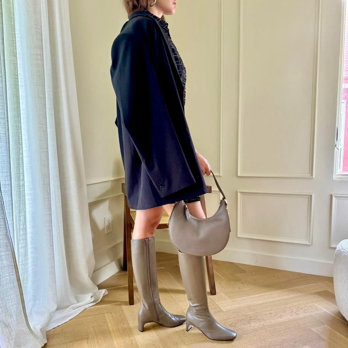 Stella - Dark Taupe Calf Leather - Image 2