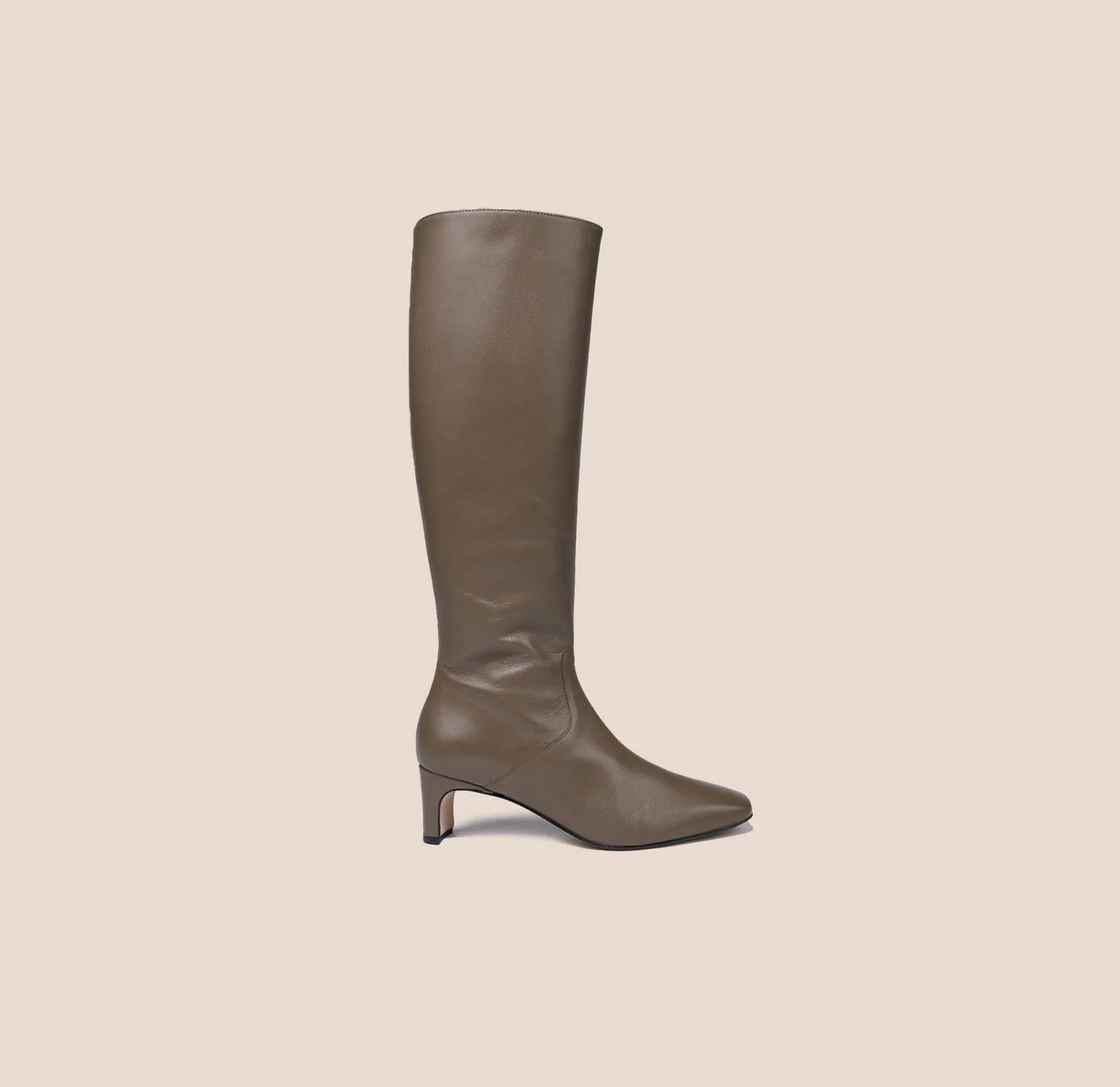 Stella - Dark Taupe Calf Leather - Image 3