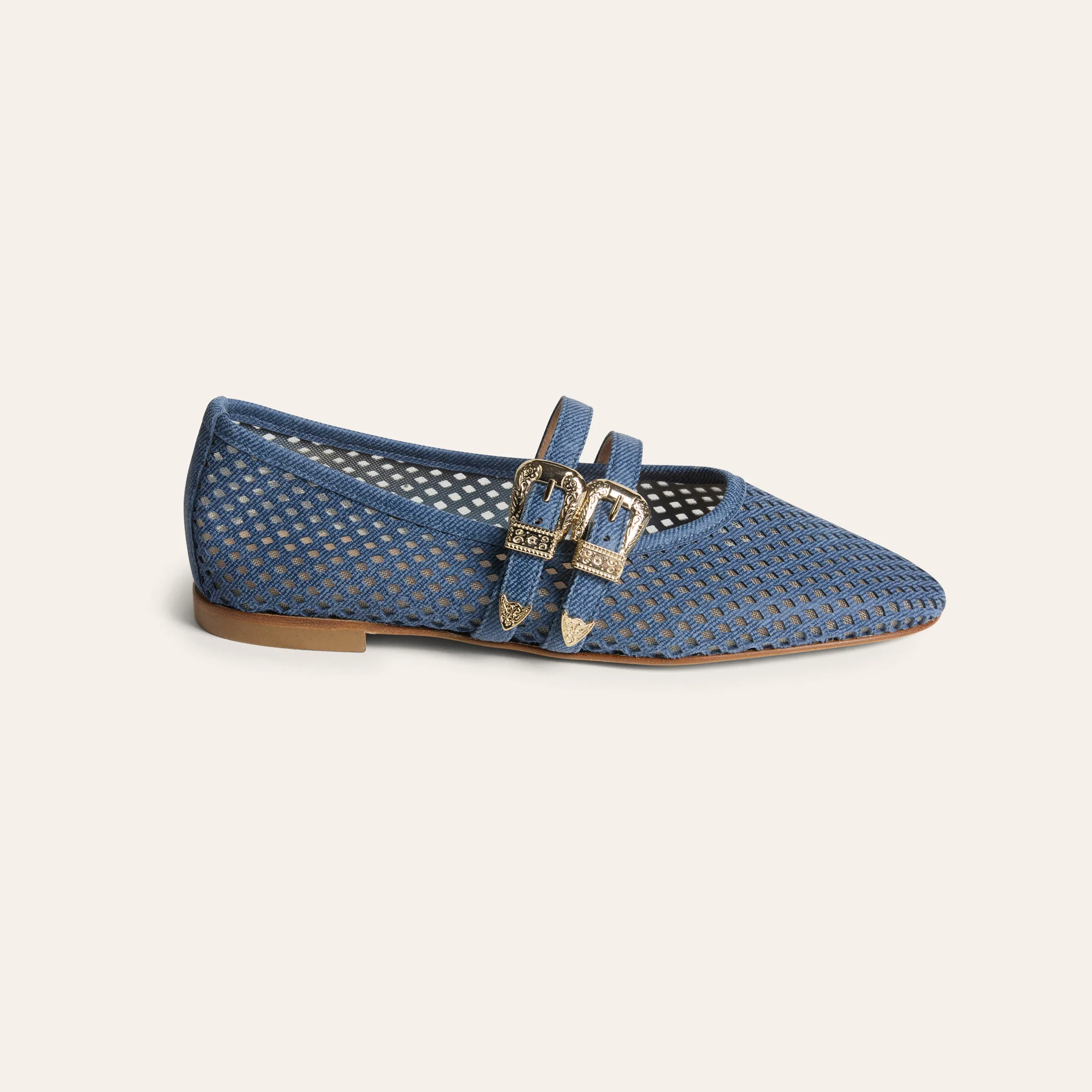 Udine - Perforated Dark Denim - Image 5